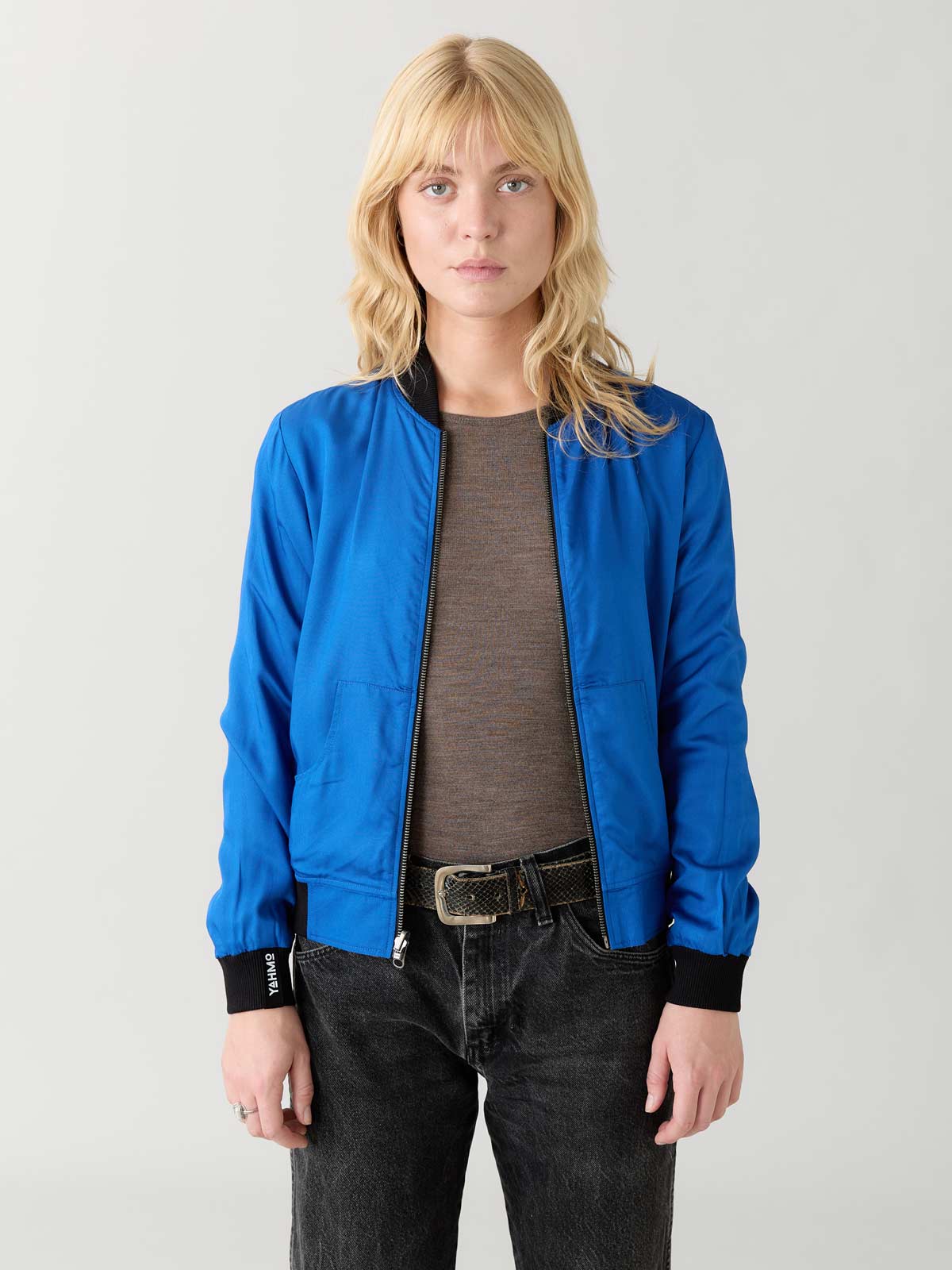 metropolis blue Reversible Bomber Yahmo