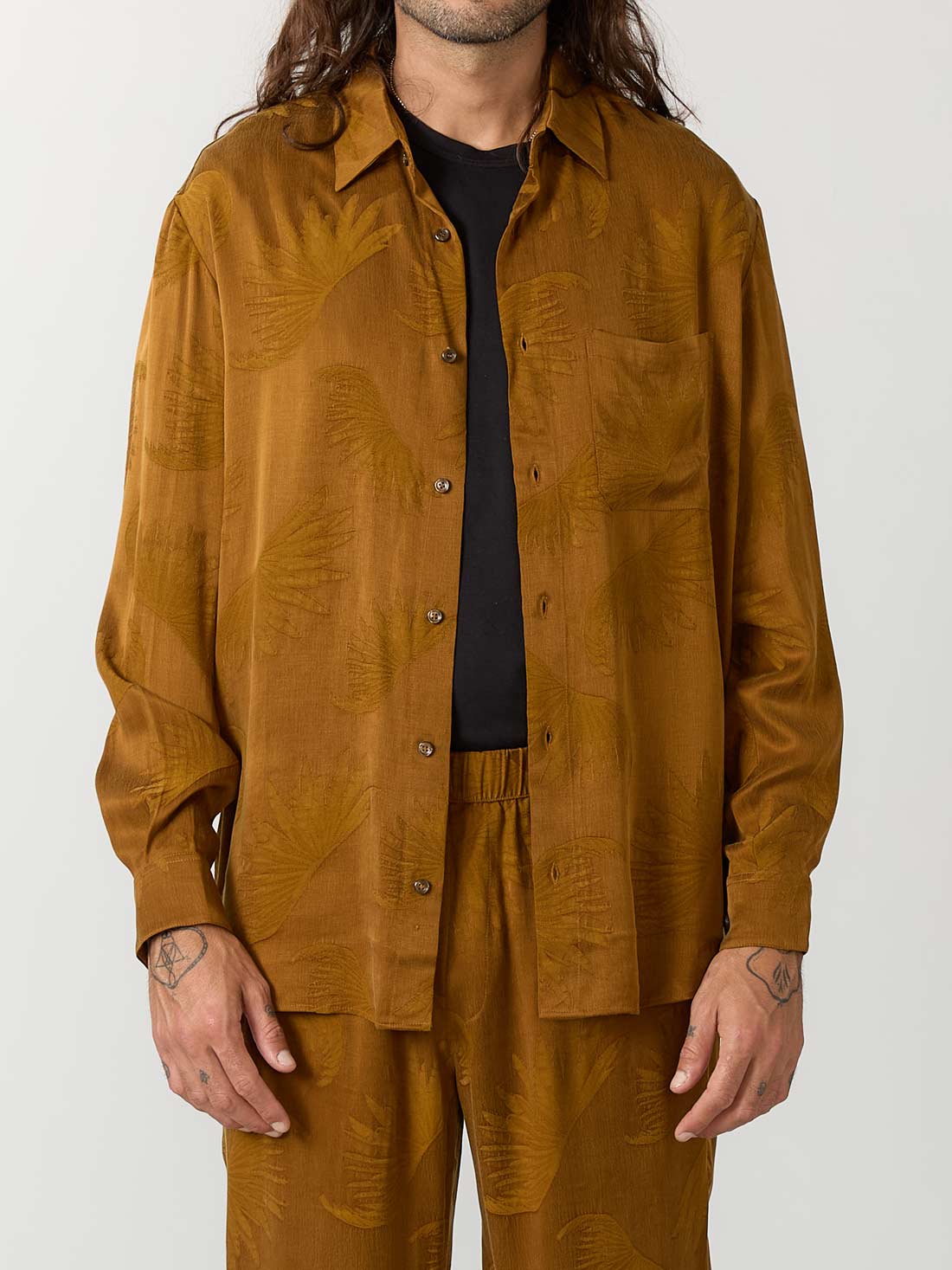 sandalwood Better-Than-Silk Shirt