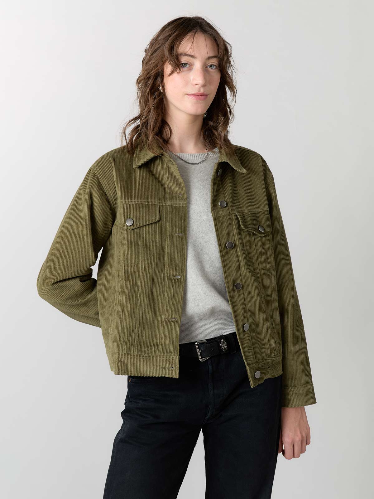 olive Corduroy Jacket