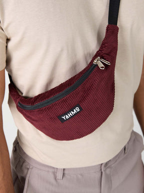 wine Corduroy Bum Bag