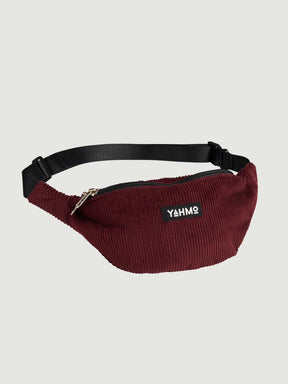 wine Corduroy Bum Bag