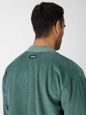 atlas/teal Reversible Bomber Corduroy