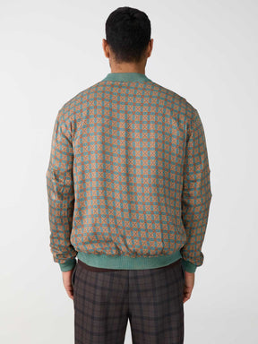 atlas/teal Reversible Bomber Corduroy