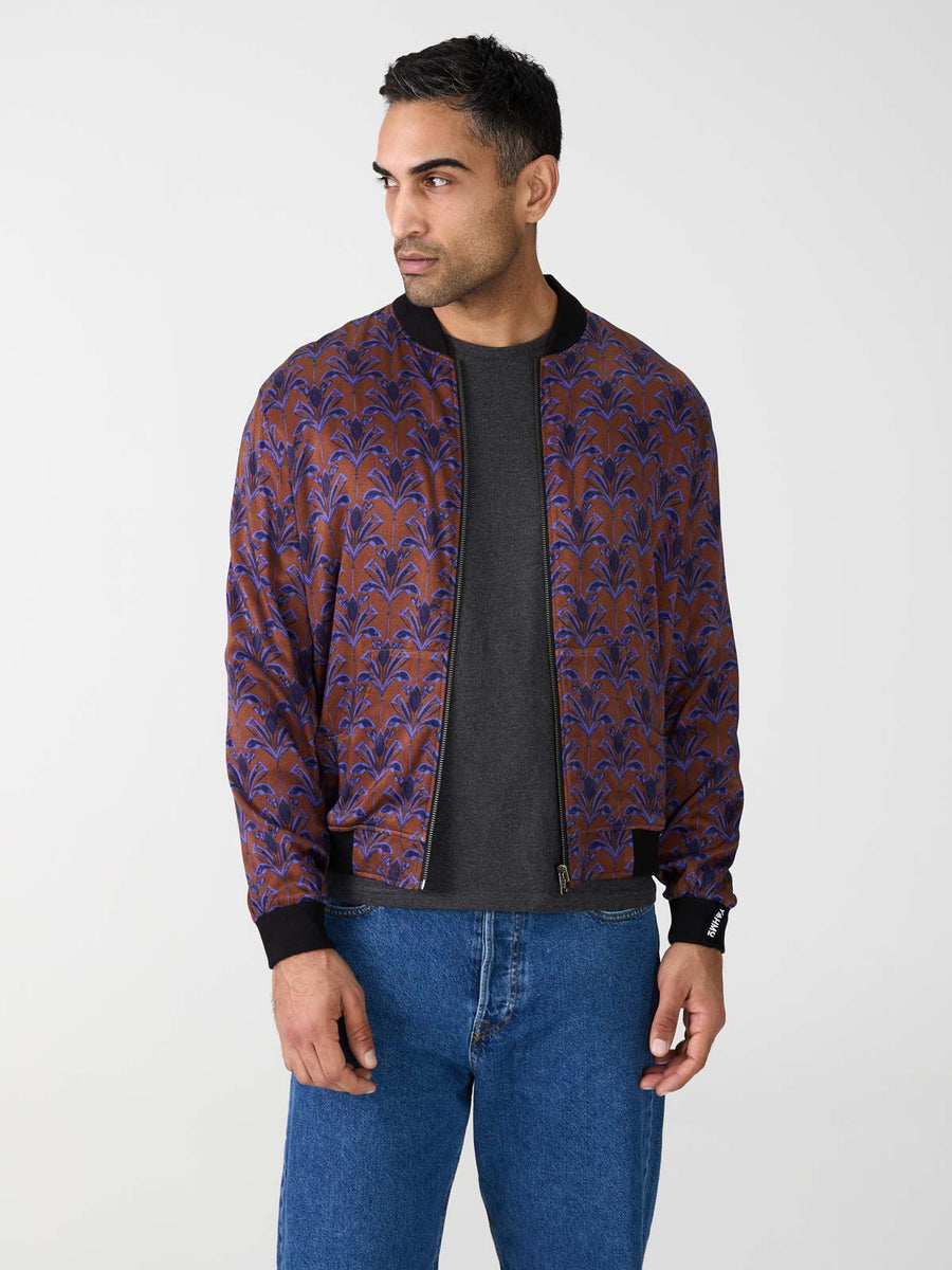 moka/navy Reversible Bomber