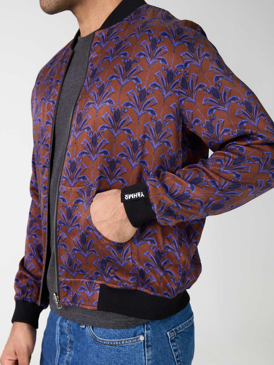 moka/navy Reversible Bomber