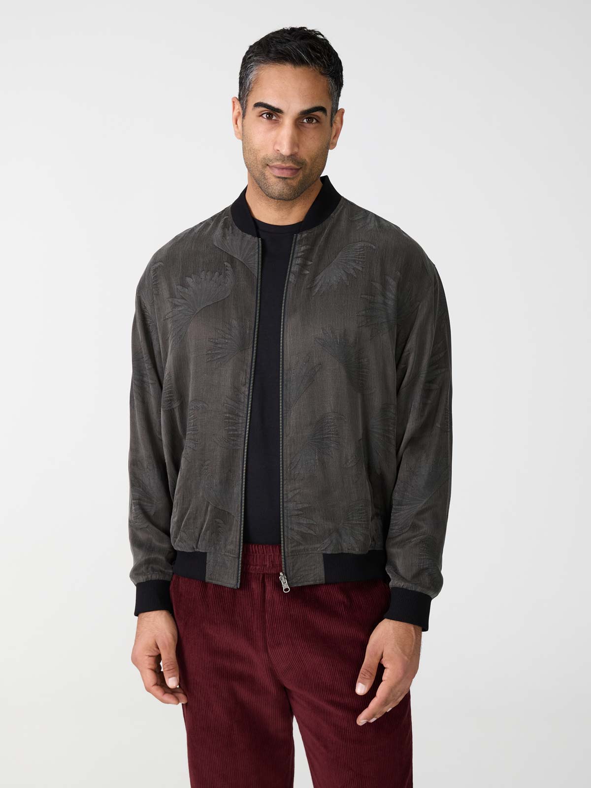 onyx/black Fred Reversible Bomber Jacket