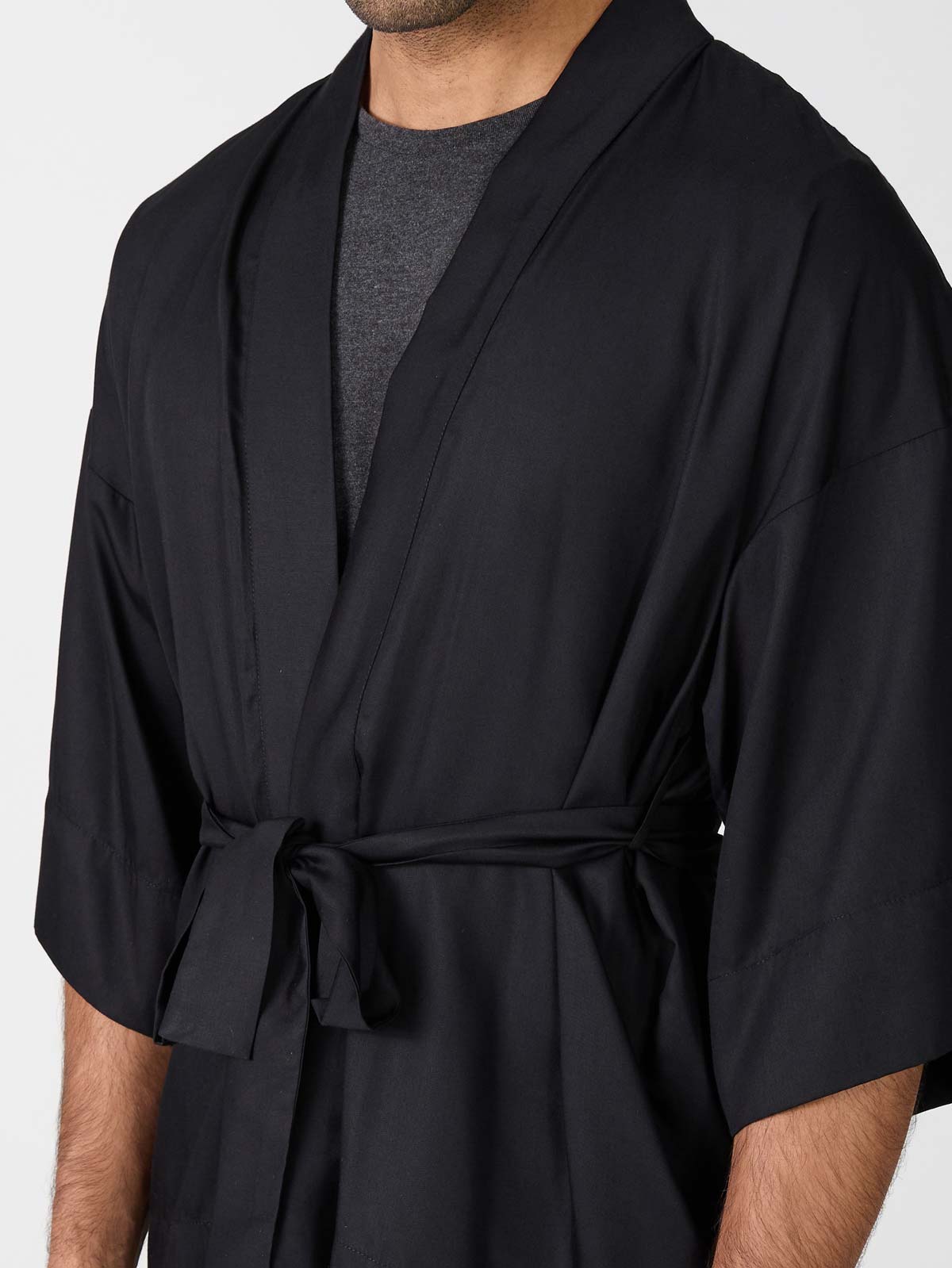 black Luxurious Everyday Kimono