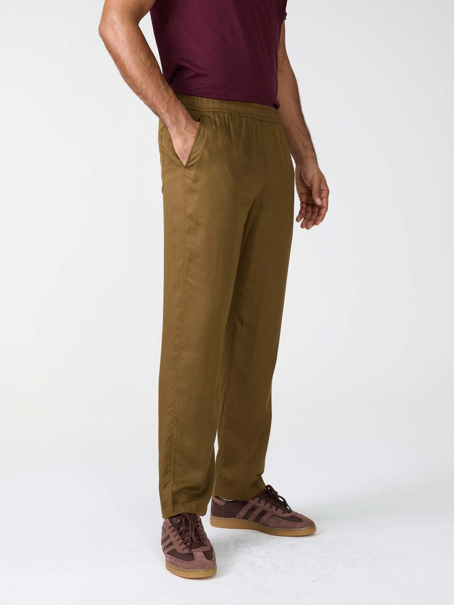 brown Pants made from TENCEL Lyocell