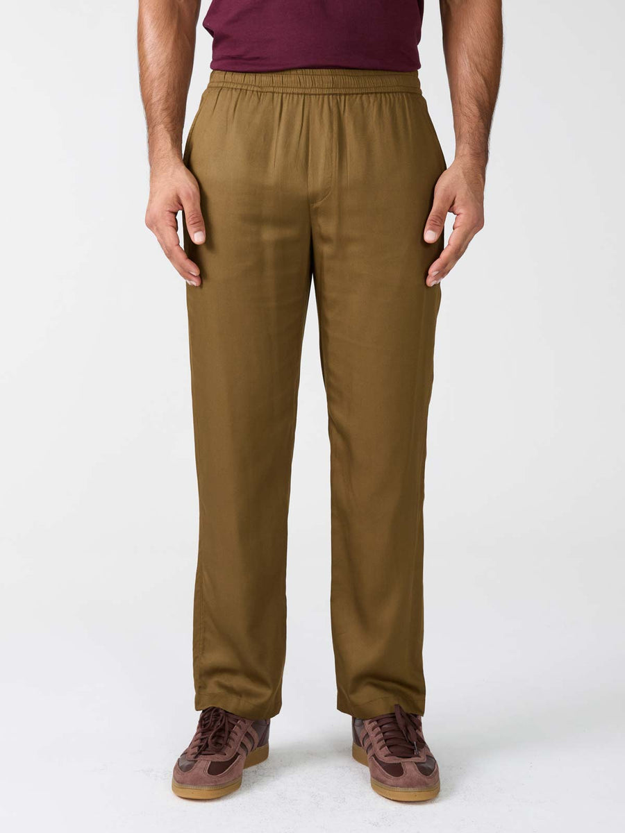 brown Pants made from TENCEL Lyocell