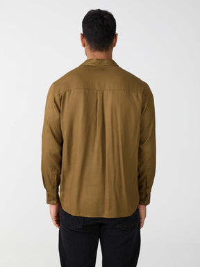 brown Shirt made from TENCEL Lyocell