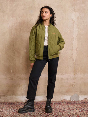 Trudi Quilted Bomber Jacket