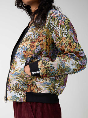 bouquet/black Reversible Sofa Bomber