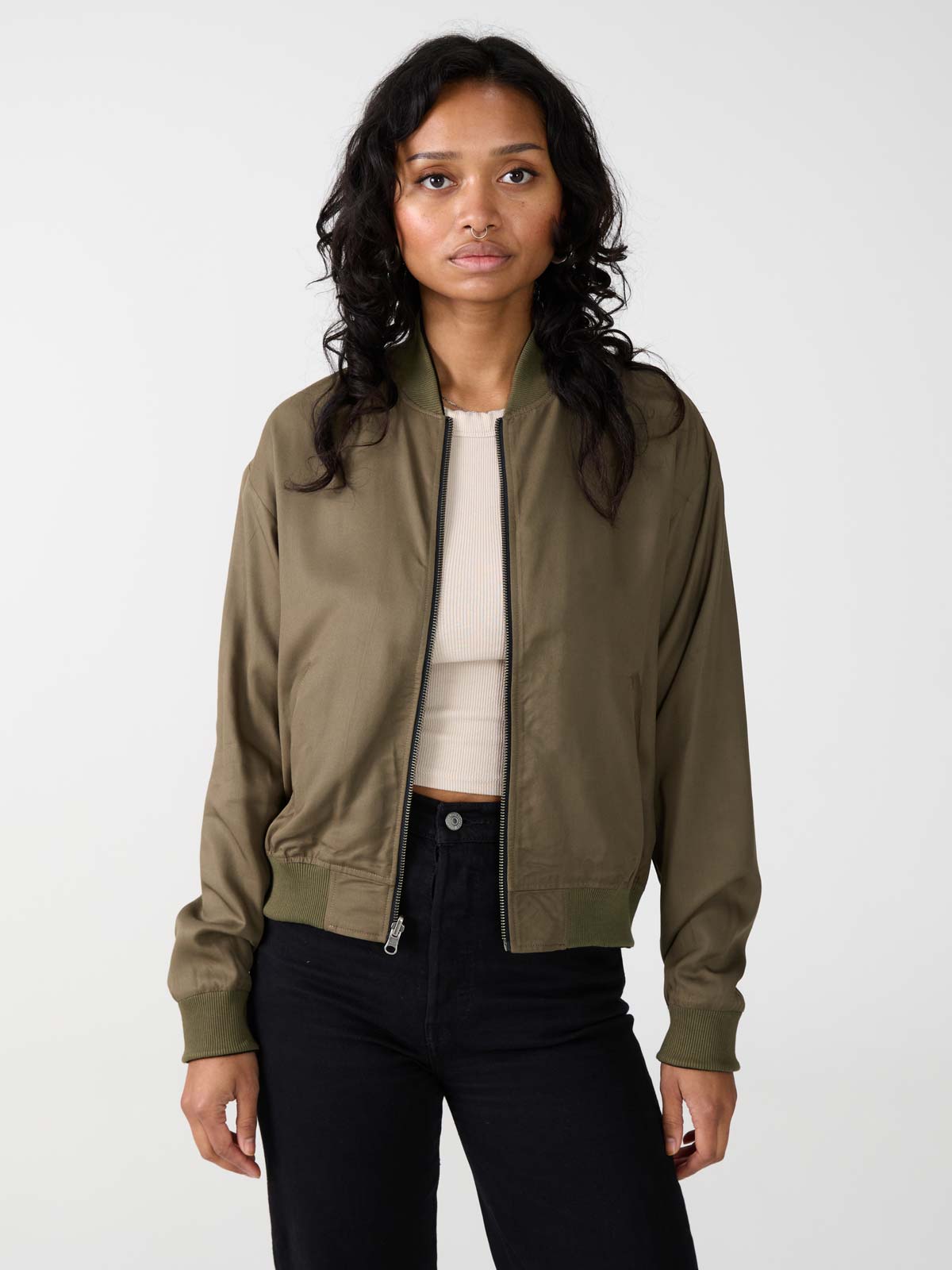 leo/olive Reversible Bomber