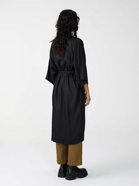 black Kimono made from TENCEL Lyocell