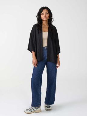 black Luxurious Everyday Kimono