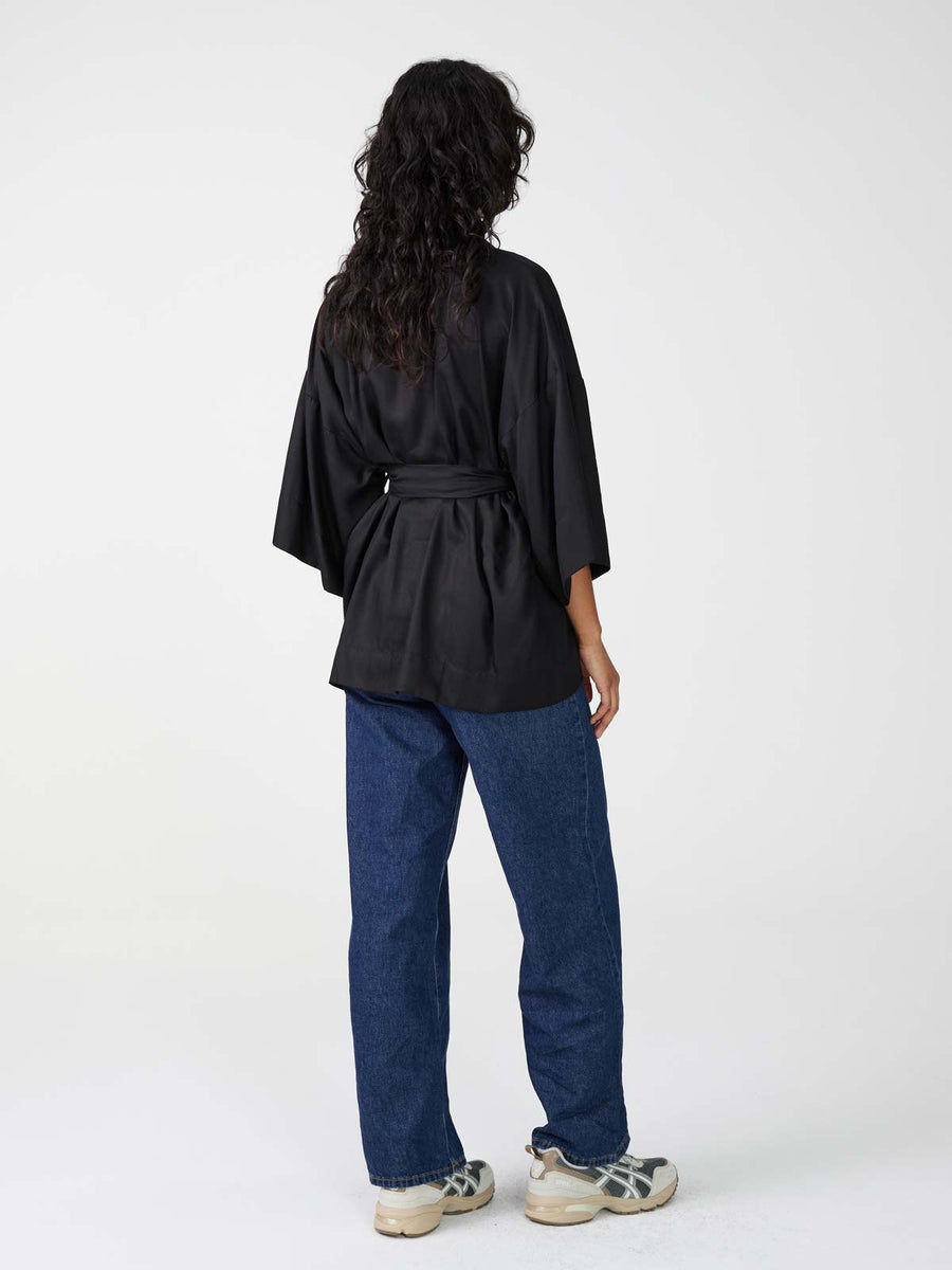 black Luxurious Everyday Kimono