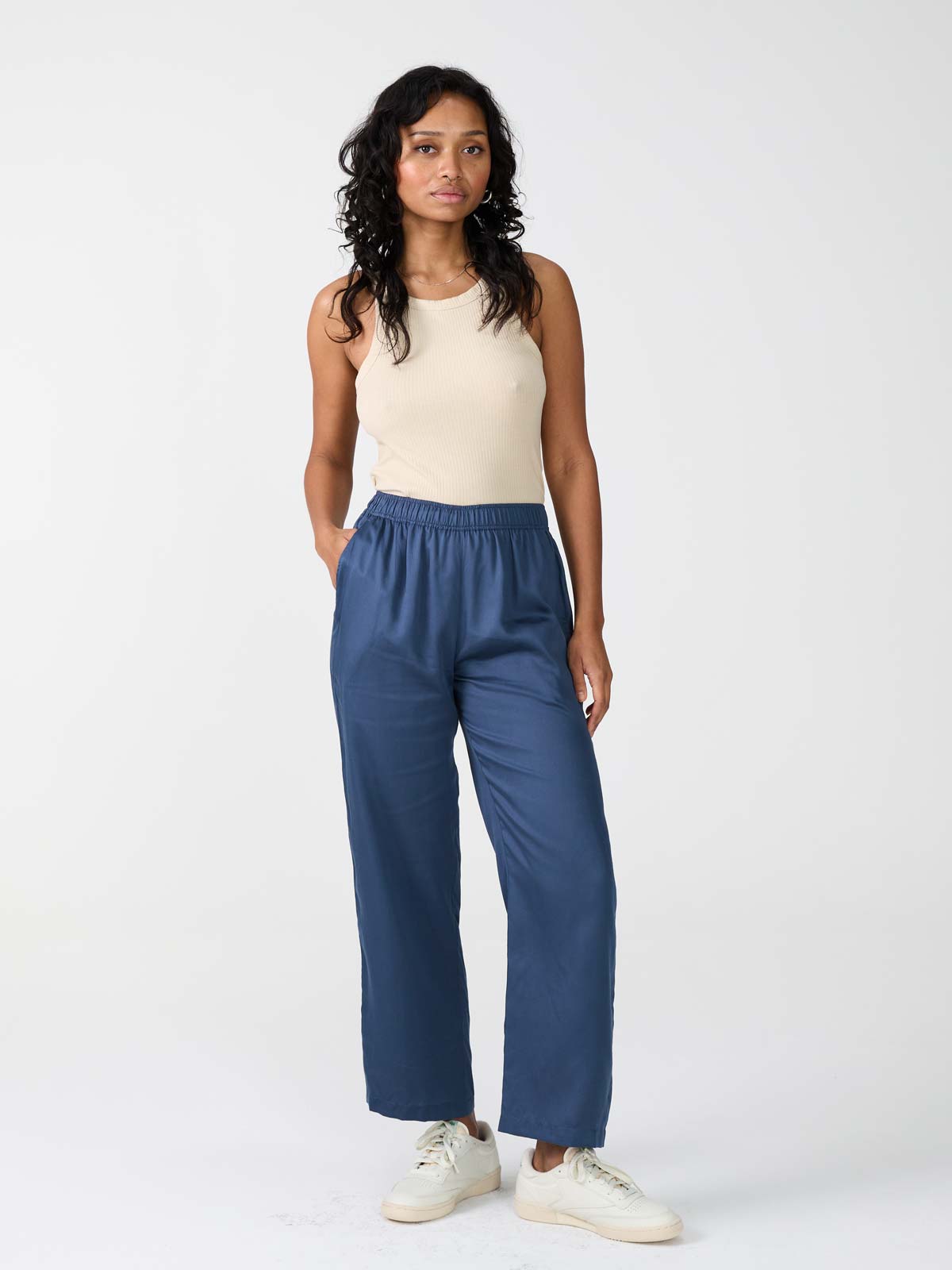 blue Pants made from TENCEL Lyocell