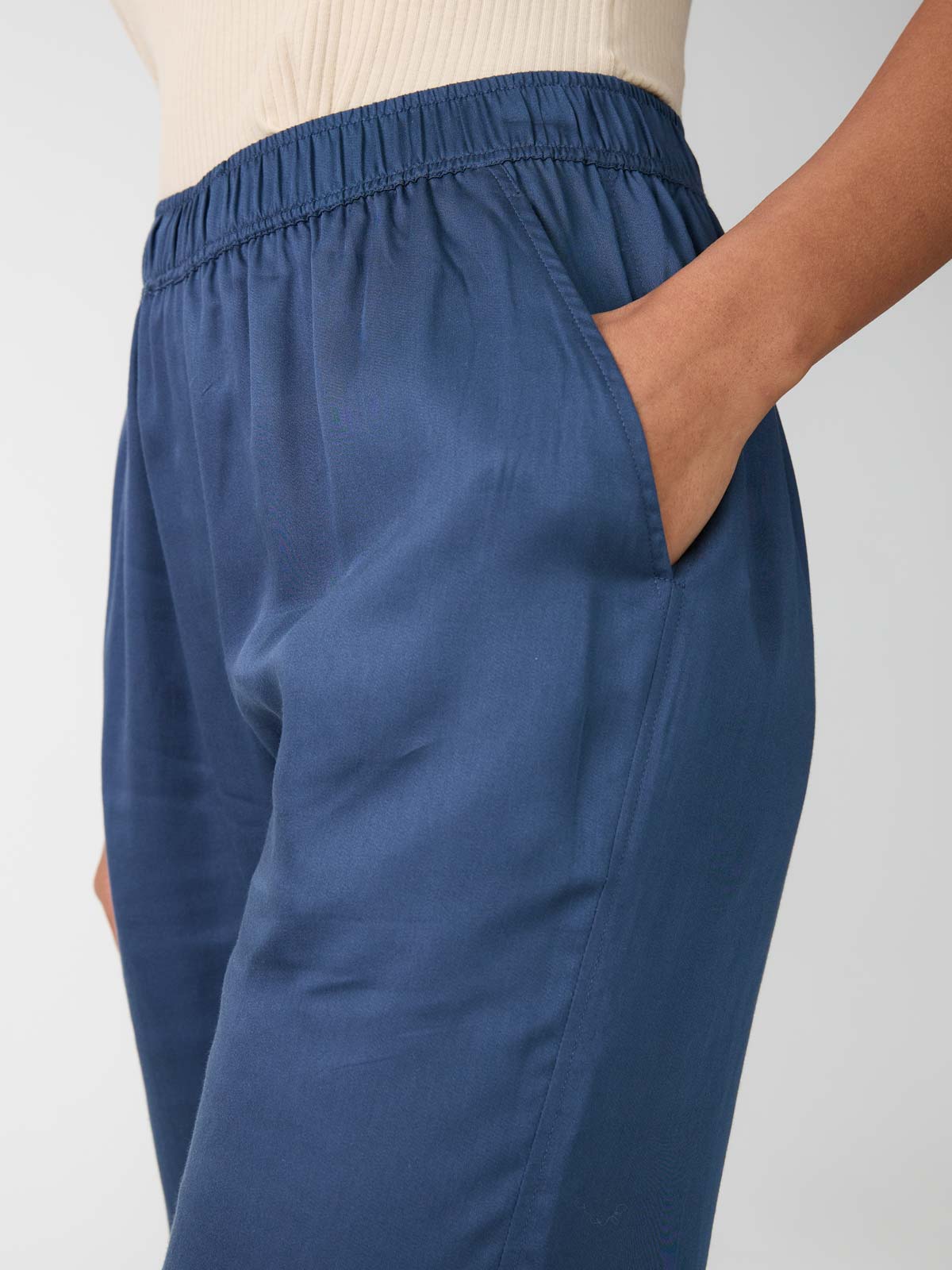 blue Pants made from TENCEL Lyocell