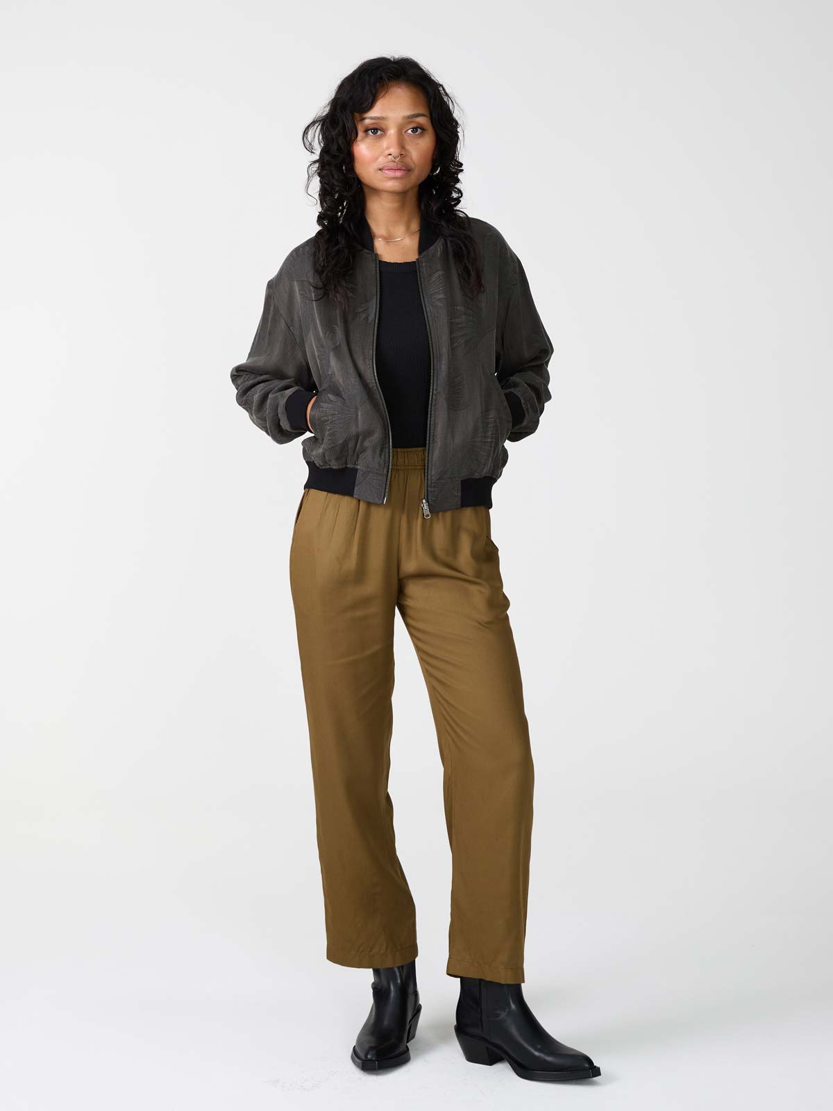 brown Pants made from TENCEL Lyocell