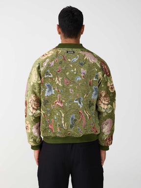 garden/wine Bruno Reversible Bomber Jacket