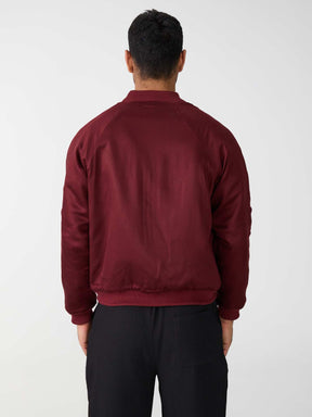 garden/wine Bruno Reversible Bomber Jacket