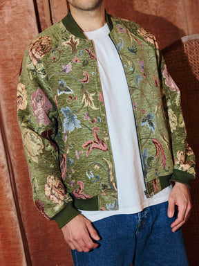 garden/wine Bruno Reversible Bomber Jacket