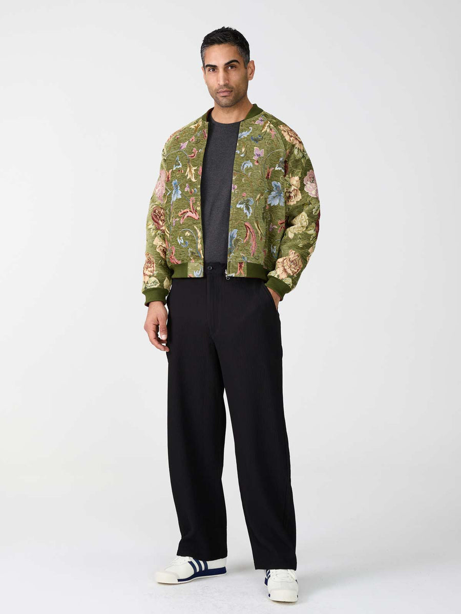 garden/wine Bruno Reversible Bomber Jacket