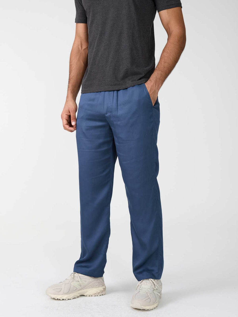 blue Pants made from TENCEL Lyocell