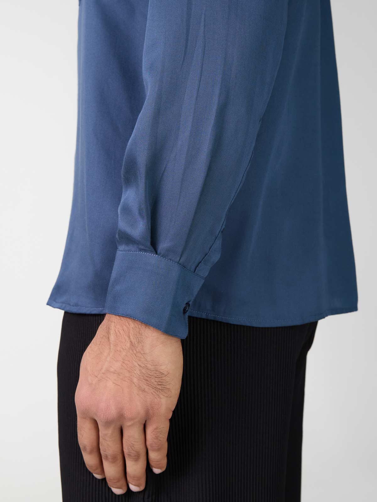 blue Shirt made from TENCEL Lyocell