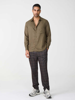 olive Shirt made from TENCEL Lyocell