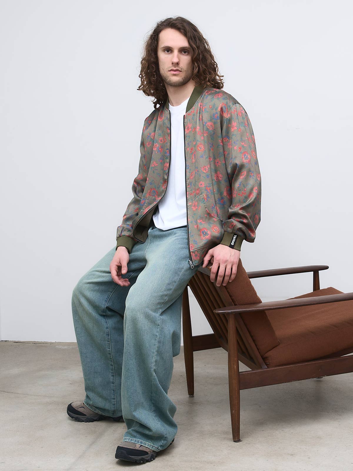 Laslo Reversible Bomber Jacket daydream/olive