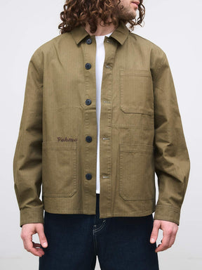 Fritz Bestickte Workwear Jacke oliv