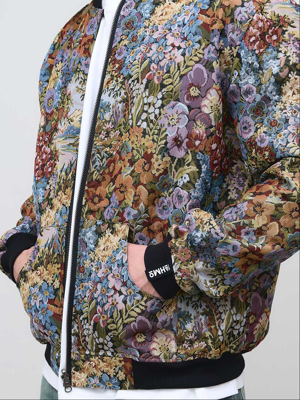 Siggi Reversible Bomber Jacket Bouquet/Black