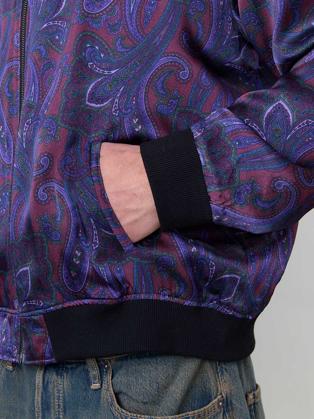 Fred Reversible Bomber Jacket orchid/black