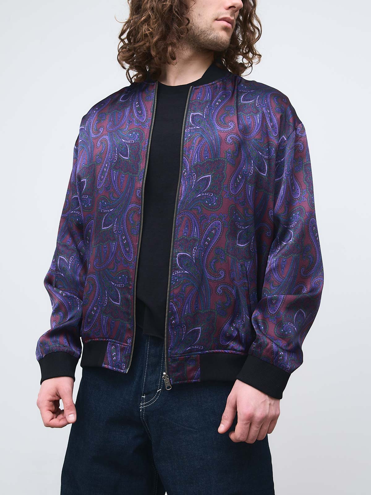 Fred Reversible Bomber Jacket orchid/black