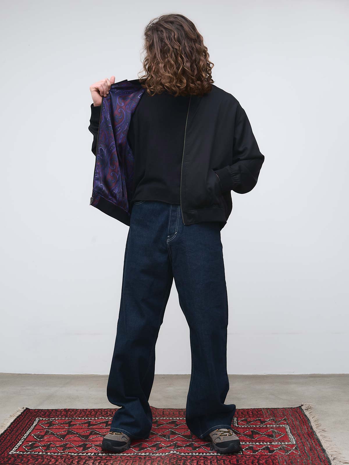 Fred Reversible Bomber Jacket orchid/black