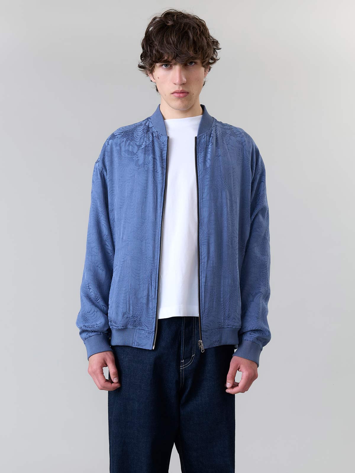 Fred Reversible Bomber Jacket zen indigo/blue