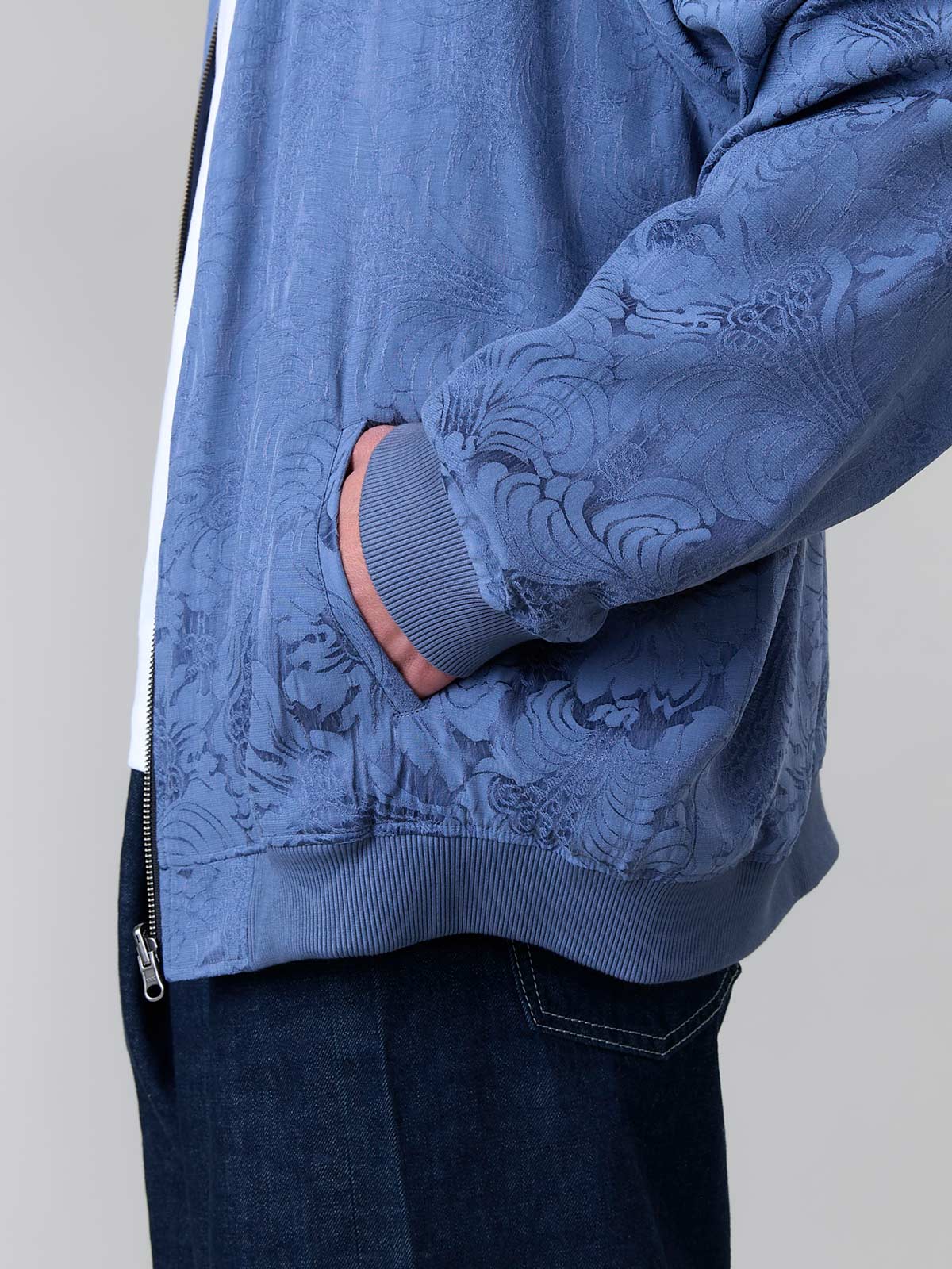 Fred Reversible Bomber Jacket zen indigo/blue