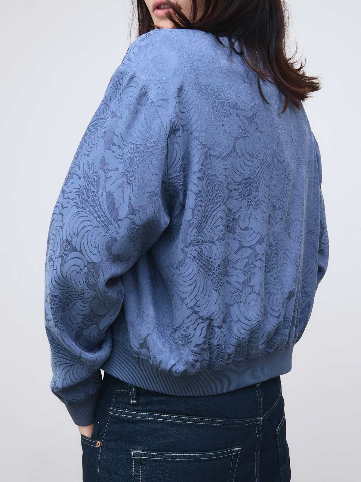 Lene Reversible Bomber Jacket zen indigo/blue
