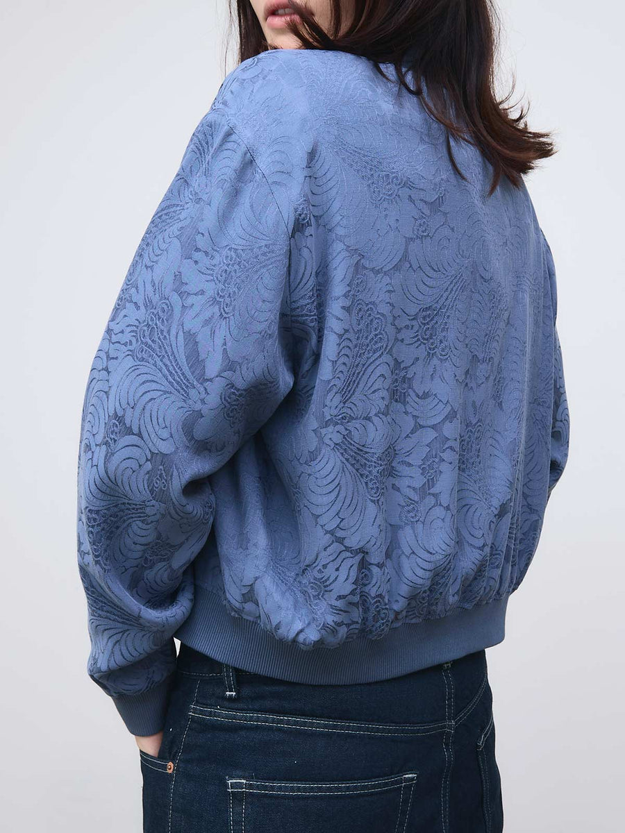 Lene Reversible Bomber Jacket zen indigo/blue