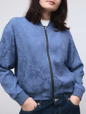 Lene Reversible Bomber Jacket zen indigo/blue