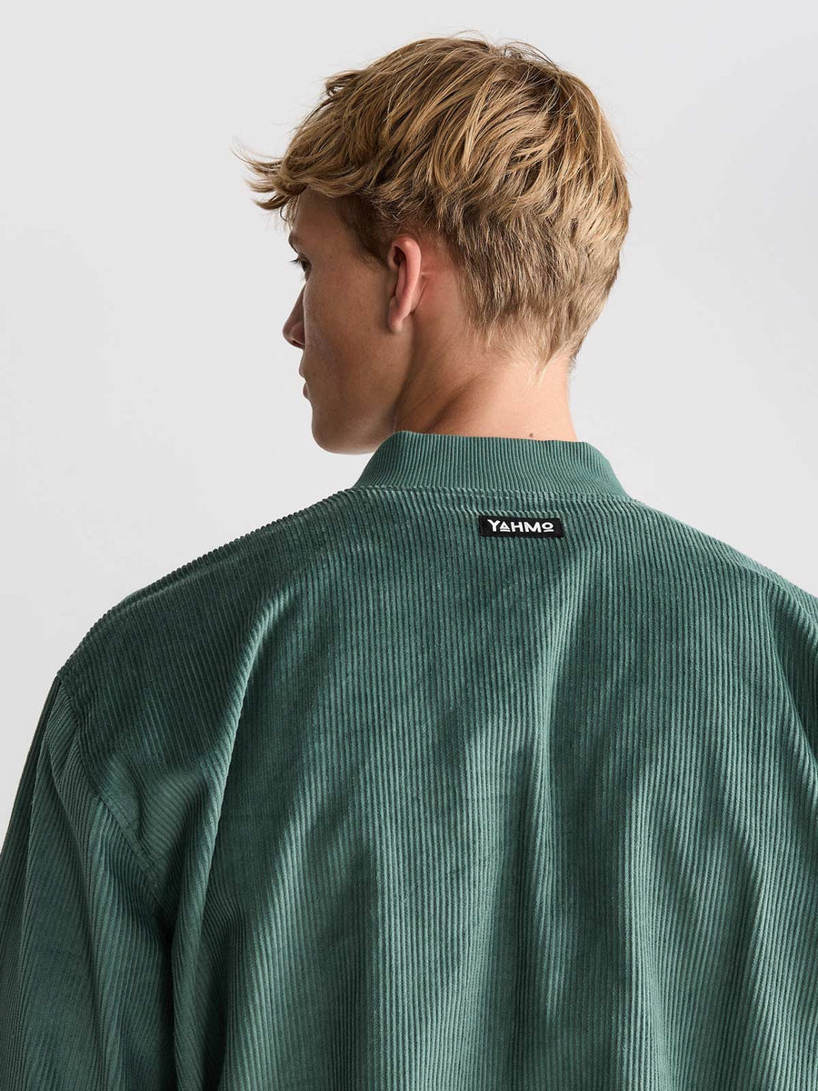 Oskar Reversible Bomber Jacket Atlas/Teal