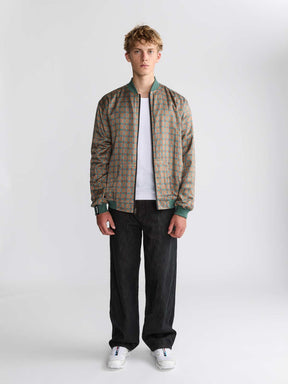 Oskar Reversible Bomber Jacket Atlas/Teal