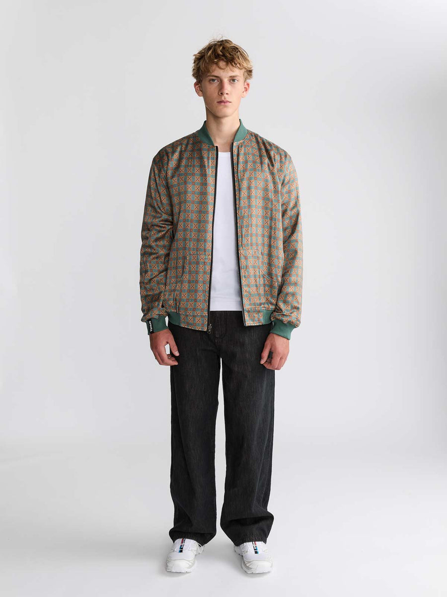 Oskar Reversible Bomber Jacket Atlas/Teal