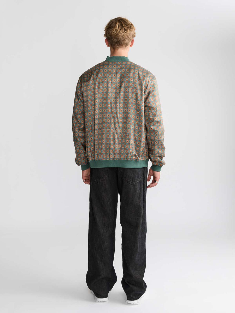 Oskar Reversible Bomber Jacket Atlas/Teal