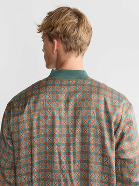 Oskar Reversible Bomber Jacket Atlas/Teal