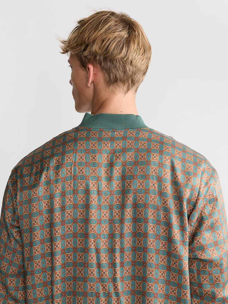 Oskar Reversible Bomber Jacket Atlas/Teal