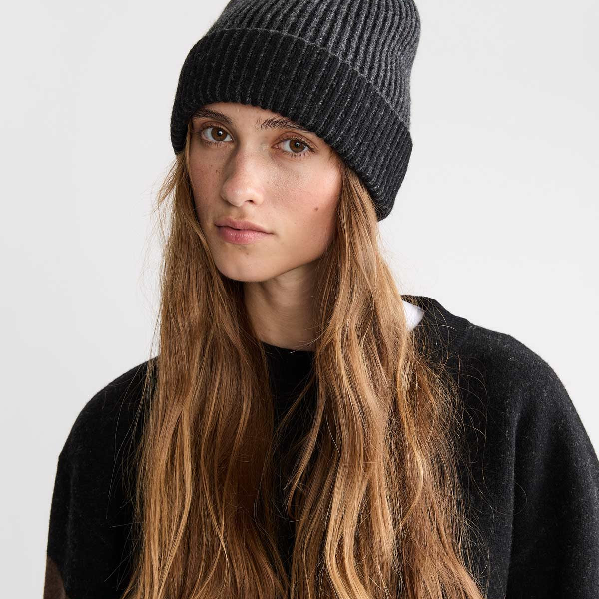 【未使用・タグ付】〈LANEUS〉BEANIE/ブラック 2508_black_beanie_lou_Yahmo_Au