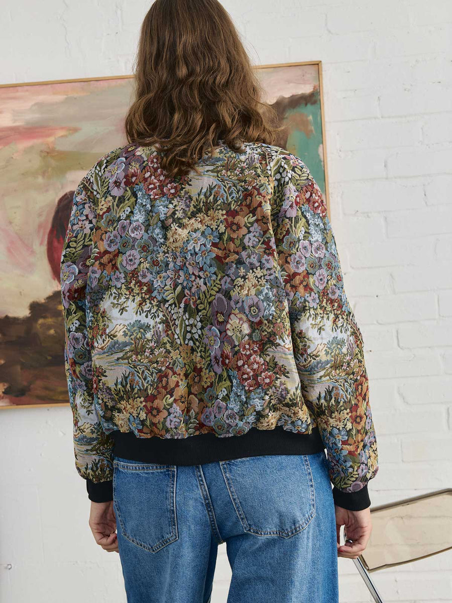 Berta Wendejacke Bouquet/Black