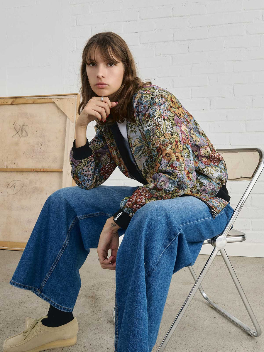 Berta Wendejacke Bouquet/Black